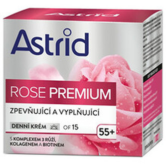 Astrid Zpevňující a vyplňující denní krém OF 15 Rose Premium 50 ml woman