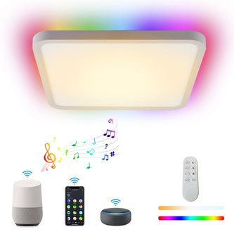 Immax NEO LITE TUDO Smart stropní svítidlo RGB podsvícení 40cm, 50W Tuya WiFi Beacon bílá