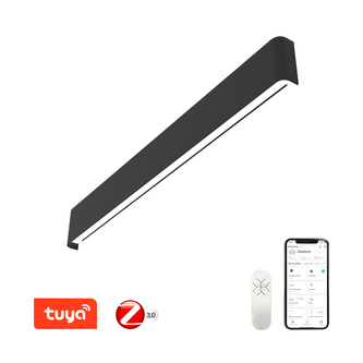 Immax NEO LÍNEA Smart nástěnné svítidlo 76cm 40W černé Zigbee 3.0