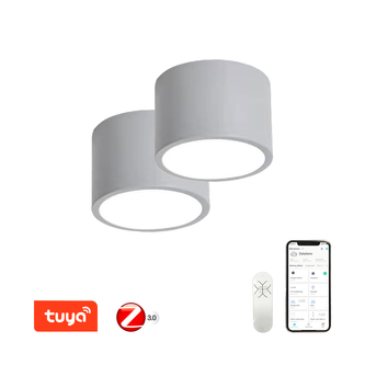 Immax NEO sada 2x RONDATE Smart stropní svítidlo 15cm 12W šedé Zigbee 3.0 + DO