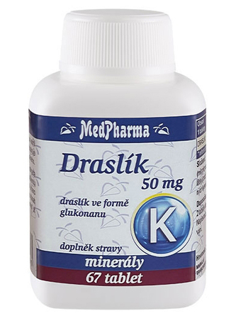 MedPharma Draslík 50 mg, 67 tablet