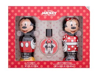 Disney Mickey And Friends toaletní voda 50 ml + sprchový gel Mickey 400 ml + sprchový gel Minnie 400 ml