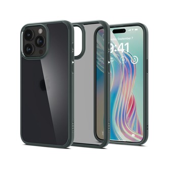 Spigen Ultra Hybrid kryt iPhone 15 Pro zelený