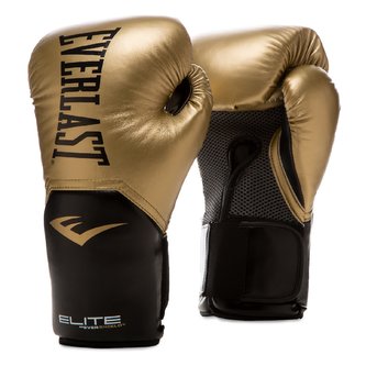 Everlast Rukavice ELITE TRAINING GLOVES Barva: Zlatá, Velikost: 10 OZ