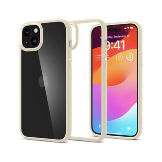 Spigen Crystal Hybrid kryt iPhone 15 Plus béžový