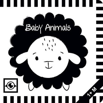 Baby Animals: Kontrastbuch für Babys mit Öffnungen · kontrastreiche Bilder angepasst an Babyaugen · Schwarz Weiß Buch für Neugeb