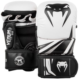 MMA rukavice Venum Challenger 3.0 Sparring bílo-černá S