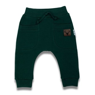 Kojenecké tepláčky Nicol Bambi zelená - velikost 68 (4-6m)