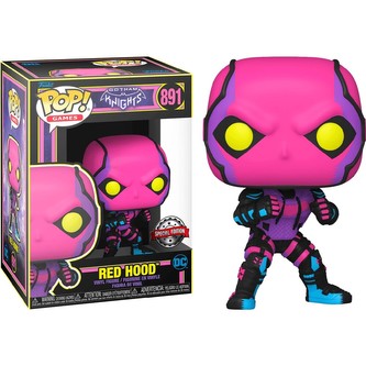 Funko POP! #891 Games: Gotham Knights - Red Hood (BLKLT) (Special)