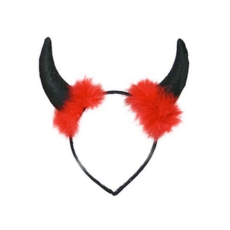 Rohy čerta s peřím