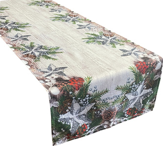 Vánoční ubrus - běhoun na stůl CHRISTMAS STARS 40x260 cm Mybesthome