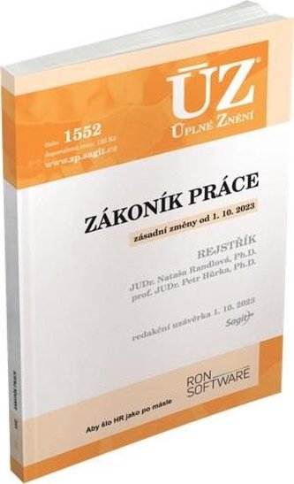 ÚZ 1552 Zákoník práce, rejstřík