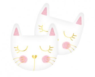 Papírové party ubrousky Kočičková party - 12 ks