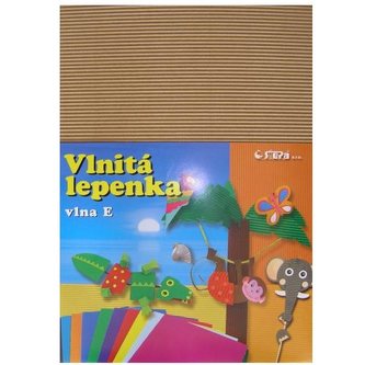Lepenka E-Welle 260g 34,5 x 24,5cm rovná-natur 10 listů Lepenka E-Welle 260g 34,5 x 24,5cm rovná-natur 10 listů