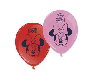 Latexové balonky Minnie Mouse 28 cm - 8 ks
