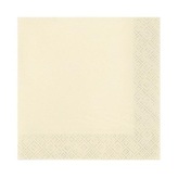 Papírové party ubrousky šampáň 20 ks