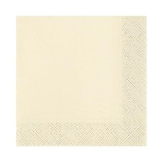 Papírové party ubrousky šampáň 20 ks