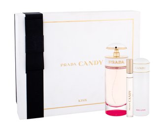 Prada Candy Kiss Dárková sada Parfémová voda 80 ml, miniaturka Candy Kiss Parfémová voda 10 ml a tělové mléko Candy Kiss 75 ml