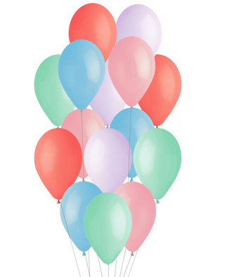 Balonkový buket Macaron - 30 cm - 15 ks