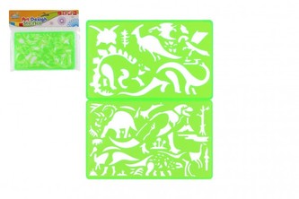 Inspiro šablony 2ks plast 11x18cm