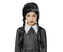 Dámská paruka - černé copy - Wednesday Addams