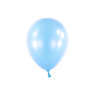 Balonek Pearl pastel blue 13 cm, DM40 - Sv. modrý perleťový, 100 ks