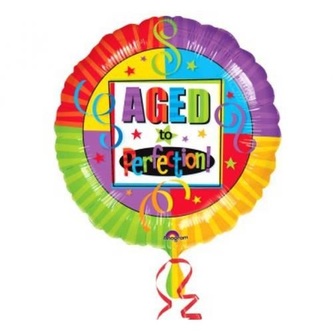Foliový balonek Perfektní věk 45 cm