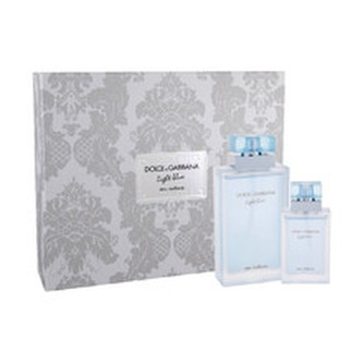 Dolce Gabbana Light Blue Eau Intense Dárková sada Parfémová voda 100 ml a kabelkové balení Parfémová voda 25 ml