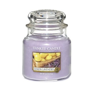Yankee Candle Lemon Lavender Candle ( citron s levandulí ) - Vonná svíčka 411. ml unisex