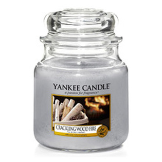 Yankee Candle Crackling Wood Fire Candle ( praskající dřevo v ohni ) - Vonná svíčka 623. ml unisex
