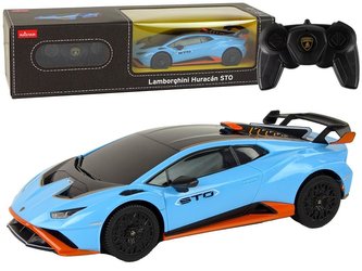 Auto R/C Lamborghini Huracan 1:24 Rastar Niebieski
