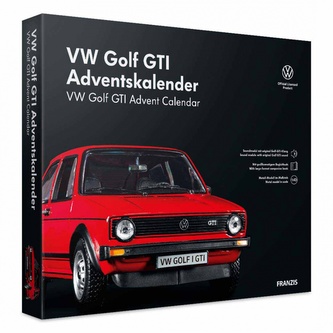 Franzis adventní kalendář Volkswagen  VW Golf GTI se zvukem 1:43