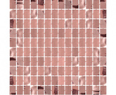 Party závěs metalický rose gold - kostičky 100 x 200 cm