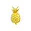Foliový balonek zlatý ananas 67 cm