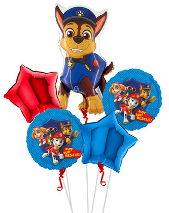 Sada fóliových balonků Tlapková patrola - 5 ks - BP