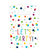 Party tašky Rainbow Confetti - Lets party 8 ks