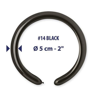 Modelovací balonky profesionální - 100 ks - černé