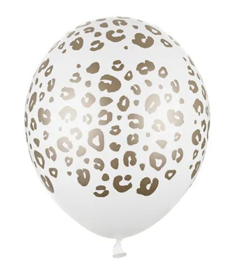 Balónky s potiskem Leopard - 30 cm, - 50 ks