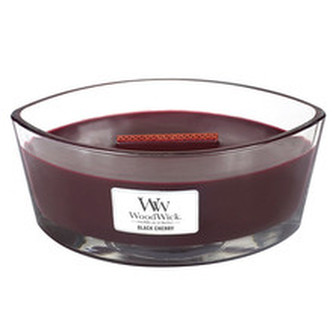 Woodwick Black Cherry Loď ( černá třešeň ) - Vonná svíčka 453. ml unisex