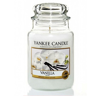 Yankee Candle Vanilla Candle ( vanilka ) - Vonná svíčka 623. ml unisex