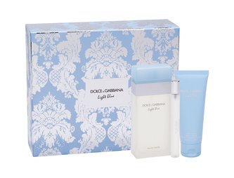 Dolce Gabbana Light Blue Dárková sada Toaletní voda 100 ml, tělový krém 75 ml a miniaturka Toaletní voda 10 ml