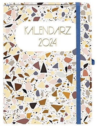 Kalendarz 2024 Linear Mozaika A5 TNS