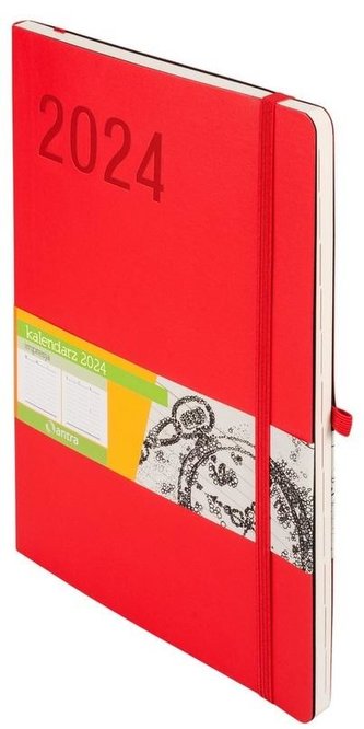 Kalendarz 2024 Impresja B5 TDW czerwony