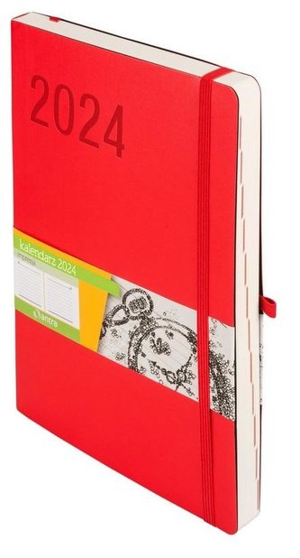 Kalendarz 2024 Impresja B5 DNS czerwony