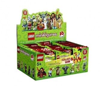 LEGO® 71008 Minifigurky - 13. série plast v sáčku 9x11cm 60ks v boxu