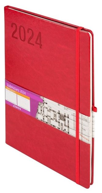 Kalendarz 2024 Formalizm A4 TDW czerwony
