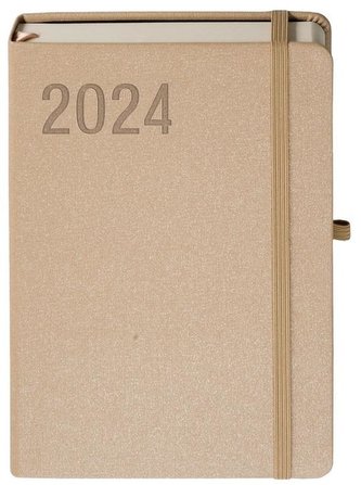 Kalendarz 2024 Sakura A5 DNS szampański