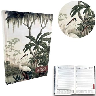 Kalendarz 2024 A5 dzienny sb/nd razem Czaple