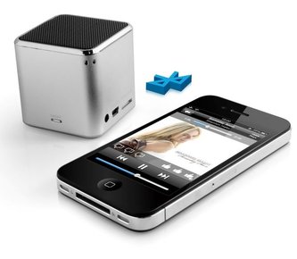 Technaxx přenosný Bluetooth reproduktor Mini MusicMan, baterie 600 mAh, stříbrný (BTX2)
