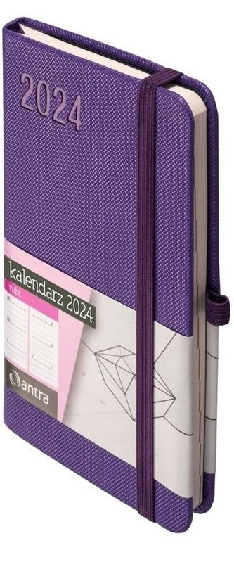 Kalendarz 2024 Rubi A6 TDW fioletowy